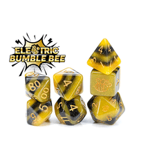 Sui Generis Dice - Electric Bumble Bee
